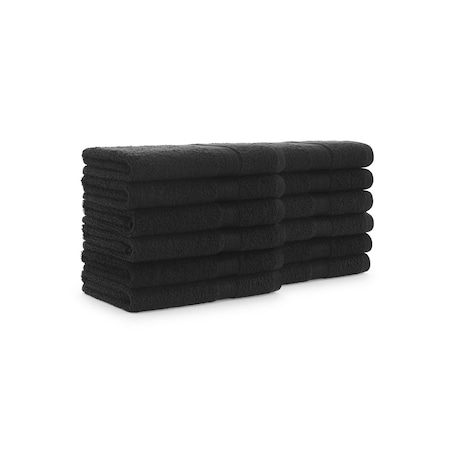 Monarch Brands True Color Hand Towels 0, Black, 120PK HAND-BLACK-CS